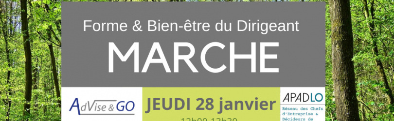 Marche Forme/Bien-Etre & Entreprises by APADLO - Jeudi 28 janvier 2021