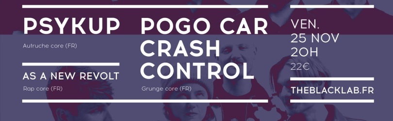 PSYKUP + POGO CAR CRASH CONTROL + AS A NEW REVOLT + after Zombie Chang