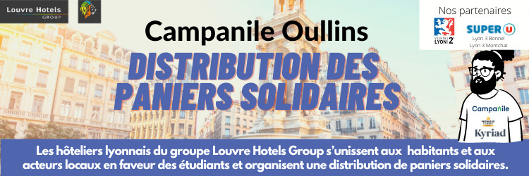 Distribution de paniers solidaires - Campanile Lyon Sud Oullins